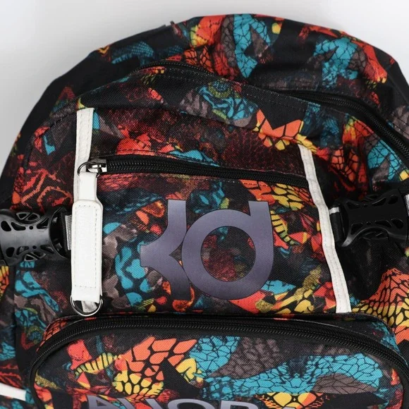 Lisinuo Black Backpack School USB Child Graffiti Large Laptop Sturdy Pad Straps - Picture 3 of 11